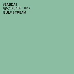 #8ABDA1 - Gulf Stream Color Image